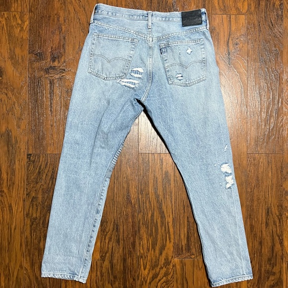 Levi’s Made and Crafted 501 Patchwork Selvedge Denim Jeans - Picture 5 of 9